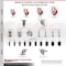 Service Caster 5 Inch 316SS Red Polyurethane Swivel 1-1/4 Inch Expanding Stem Caster Set SCC SCC-SS316EX20S514-PPUB-RED-114-4 - alternate 3
